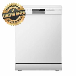COMFEE' Freestanding Dishwasher FD1201P-W with 12 place settings