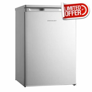 Cookology UCIB113BK 55cm Freestanding Undercounter Fridge & Ice Box in Black            [Energy Class F]