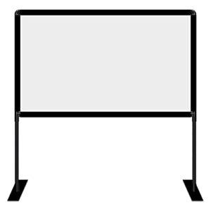 16:9 HD Outdoor Wrinkle-Free Projection Screen with Stand and Carry Bag