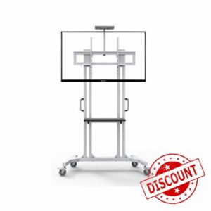 ALILJJ Universal Mobile TV Stand TV Cart With Height Adjustable Shelf And Flat Screen Mount Fits 60 To 100 Inches LED