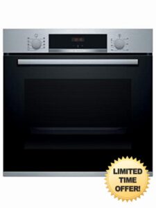 Bosch HBS534BS0B Serie 4 Built-in Oven with Cleaning Assistance
