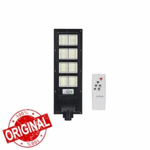 XINRISHENG 500W/800W/1000W/1200W Solar Street Light Waterproof Motion Sensor Outdoor Barn Security Light 6500K White with Remote Control for Garden Pathway Driveway Road