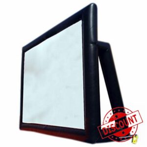 AFGQY Infltable Curtain Screen 200 Inch Projector Home Outdoor Office Portable 3D Projection Scree