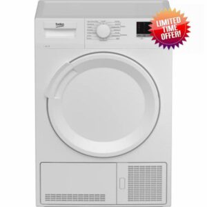 Beko DTLCE80051W Freestanding 8kg Condenser Tumble Dryer - White            [Energy Class B]