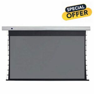 AFGQY 16:9 4k Motorized Tensioned Projector Screen Black Crystal ALR Projection Screen for Your Home Theater (Size : 120 inch)
