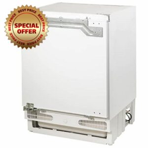 Russell Hobbs Built In/Integrated Larder Fridge Undercounter 134 Litres 60cm Wide Reversible Door White RHBULF6001            [Energy Class F]