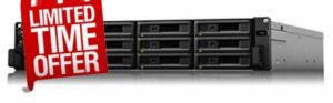 Synology 12 Bay SA3600 FlashStation Intel Xeon 16GB 10GbE Server Rack Enclosure