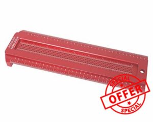 ACEgoes Woodworking Scriber Saddle T-Square Ruler 8in