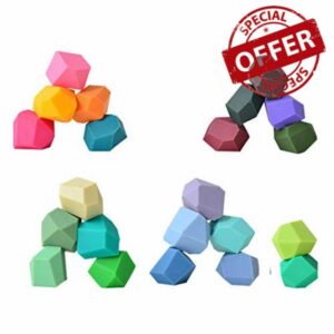 Yusheng Silicone Stacking Stones Montessori Toys for Toddlers