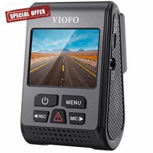 VIOFO A119 V3 Dash Cam Front Camera Only - G-sensor Motion Detection GPS HDR Enhanced Night Vision Dash Camera - 140° Wide Angle