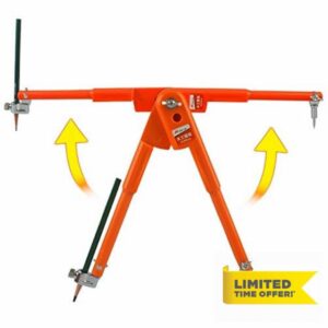 KUNSE 90/150cm Diameter Drawing Measure Gauge Distance Compass Woodworking Craft Design Layout Tool-L