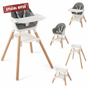 COSTWAY High Chair for Babies and Toddlers