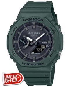 Casio Men's Analogue-Digital Quartz Watch with Plastic Strap GA-B2100-3AER