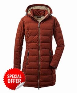 killtec Women's Functional Quilted Parka with Zip-Off Hood