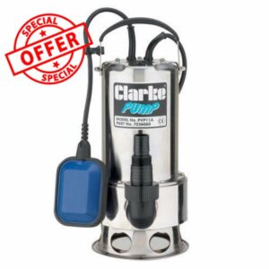 Clarke PVP11A Submersible Electric Water Pump 230V 258L/mi