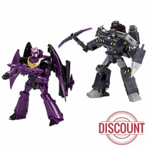 TRANSFORMERS Legacy Evolution Rise of Tyranny 2-Pack Miner Megatron & Senator Ratbat 7” Voyager Class Action Figures