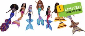 Disney The Little Mermaid Ultimate Ariel Sisters 7-Pack Set