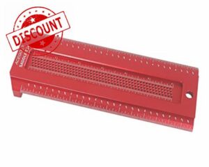 ACEgoes Woodworking Saddle T-Square Ruler 6in