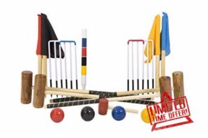 Uber Games Garden Croquet Set - Contains 4 mallets