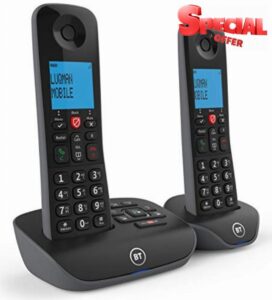BT Essential Cordless Home Phone with Nuisance Call Blocking and Answering Machine