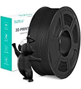 SUNLU PLA+ 3D Printer Filament Bundle, 3KG PLA Plus Filament 1.75mm, Toughness Enhanced 3D Filame...