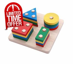 Yx-outdoor Wooden Sorting Stacking Toy