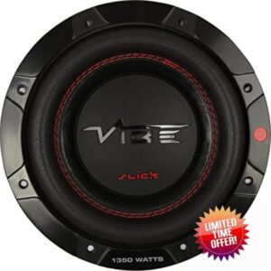 VIBE Audio SLICK 8 Inch 2700W SPL 1350W Max Car Audio Bass Subwoofe