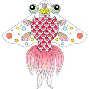 Chinese Style Creative Pink Goldfish Kite
