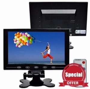 BW 9 Inch Ultrathin HD Color TFT Car Monitor HDMI Car Monitor Car Headrest Monitor with AV/HDMI/VGA Video Input