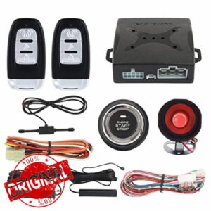 EASYGUARD EC003 Rolling code Smart Key PKE Passive Keyless Entry Car Alarm System Push button Start Remote Engine Sta