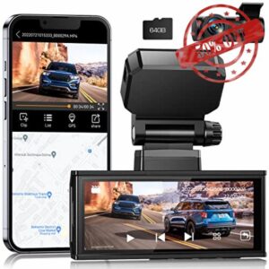 Dash Cam Front and Rear 4K+2K @30fps