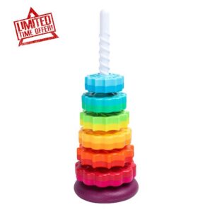 EdirFtra Baby Sensory Stacking Rings Toy