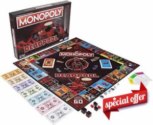 Hasbro Gaming Marvel Heroes Monopoly Deadpool