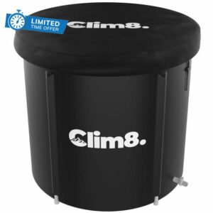 Ice Bath Tub Outdoor for Recovery: 75cm Freestanding Cold Plunge Pool with Lid