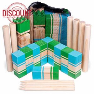 Kubb | Portable Viking Lawn Game for Adults and Kids | Unique