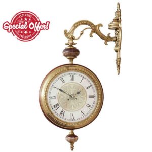 Wall Clock European Creative Living Room Clock Peacock Decorative Clock Double Sided Wall Clock Home Quiet Quartz Clock - Decorative Wall Clocks