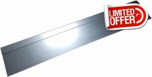 Meta Print Lawn Edging 5 m 10 m 15 m 20 m 30 m 40 m 50 m 100 x 18 cm Various Sizes Crimped Galvanised Flower Bed Edging Metal Lawn Edging Sheet Flower Bed Border Lawn Edging Garden Edging (25)