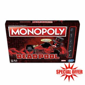 Hasbro Gaming Monopoly Game: Marvel Deadpool Editio