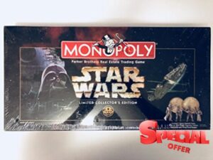 Hasbro Monopoly 1997 Star Wars Monopoly Limited Collector'S 20Th Anniversary Editio