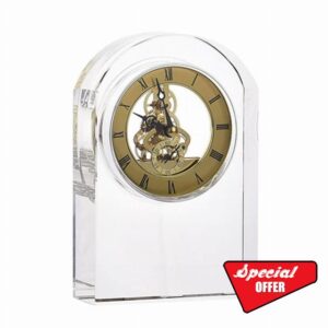 Candle Lights Light Luxury European Style Transparent Glass Pendulum Metal Clock Pendulum Entrance Hall Entrance Hall Living Room Decorative Pendulum Decoration ( Color : White