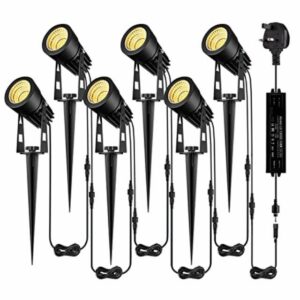 Garden Spotlights Mains Powered