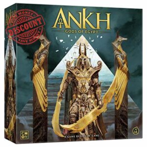 Asmodée Cool Mini or Not | Ankh Gods of Egypt | Board Game | 2 + Players | Ages 14+ | 90 Minutes Playing Time