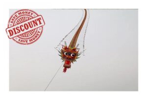PSVOD Beach Kite 16m Soft Stunt Kite