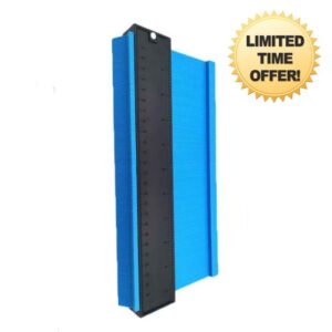 JTRHD Measuring Layout Tool 5Pcs 10-inch Contour Gauge Taker Profile Gauge Irregular Contour Ruler Radian Ruler for Carpenter Engineer Craftsmen (Color : Blue