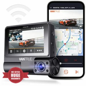 VANTRUE S2 Dual 2.5K Dash Cam WiFi GPS Touch Screen