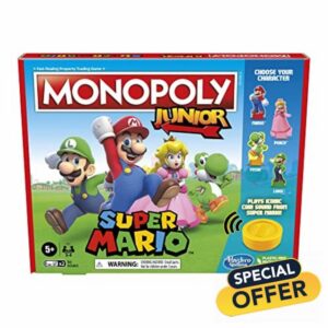 MONOPOLY Junior Super Mario Edition Board Game
