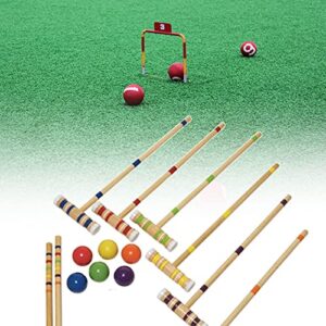 Croquet Croguet 1 Set for 6 Players luxury children's sports toy croquet doorball set with Bag Perfect for Lawn