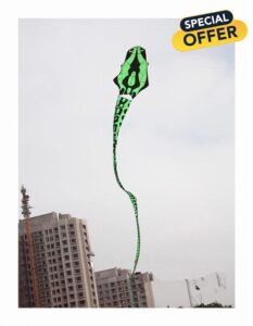 MRXFN kids toys 31M Large Green Boa Constrictor Kite