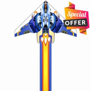 Kites for Boys Outdoor Creative Flame Fighter Kite Park Beach Boys Play Flying Toys Easy to Fly in The Breeze Birthday Present (Size : 5.2ft+328ft line) (5.2ft+1312ft line)