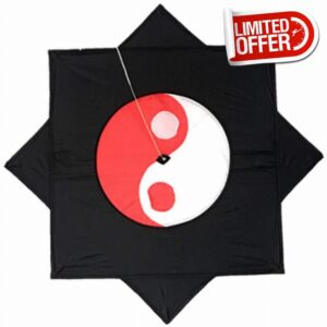 Kites for Boys Small Creative Chinese Style Black Gossip Kite Outdoor Flying Toy with Floating Tail A Gift for Kite Lovers (Color : Black Size : 3.342.7ft+2625ft Tire line) (Black 3.3 * 42.7ft+1640f